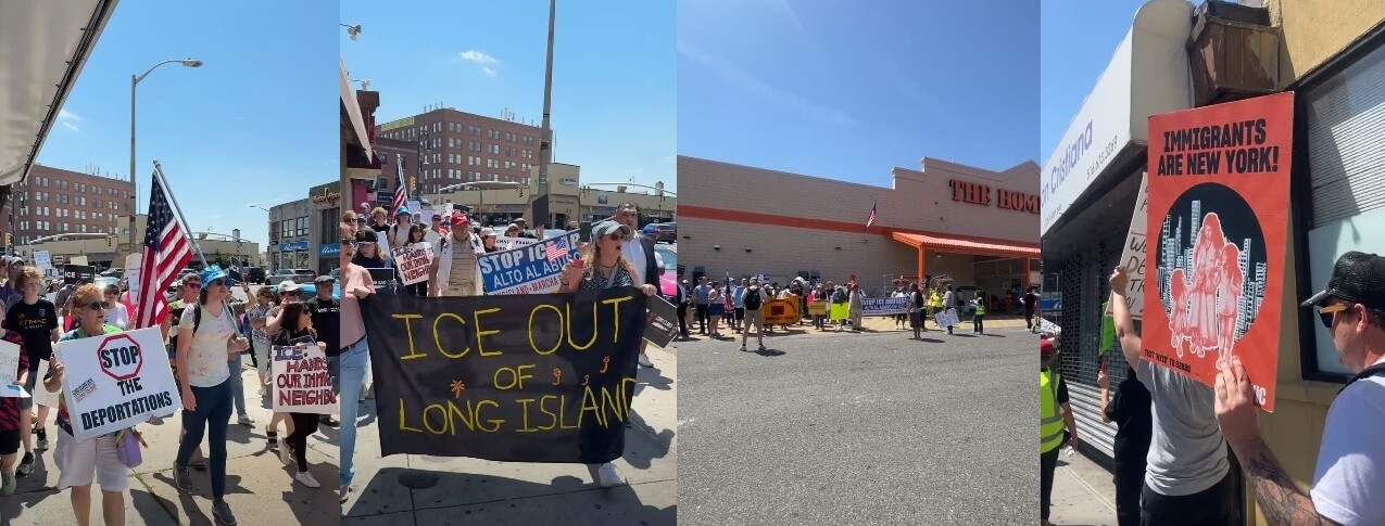 Marcha en Hempstead rechaza las redadas de ICE y la discriminación racial