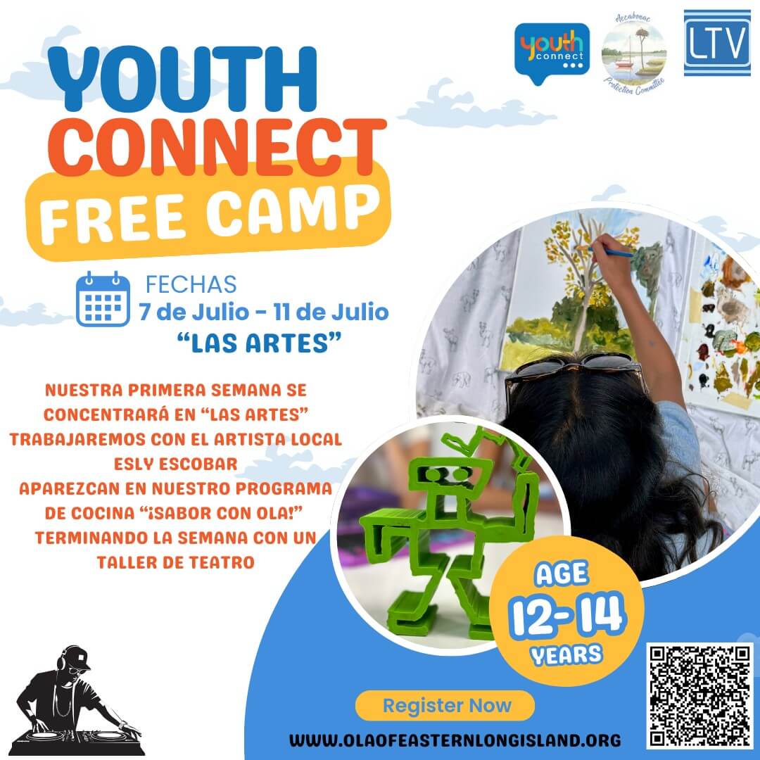 OLA ofrece campamento de verano gratuito para jóvenes de 12 a 14 años en Long Island