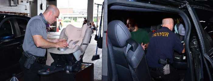 Senadora Martínez organizó inspecciones de asientos infantiles en automóviles