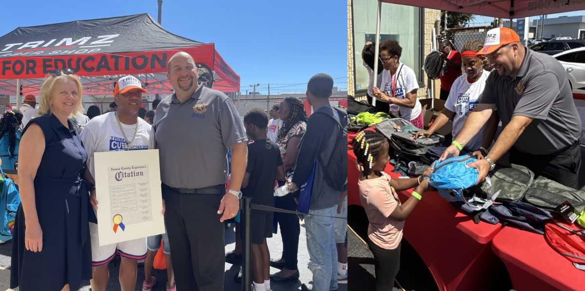 Legisladores Koslow y Mulé regalaron mochilas y útiles escolares a niños en Freeport