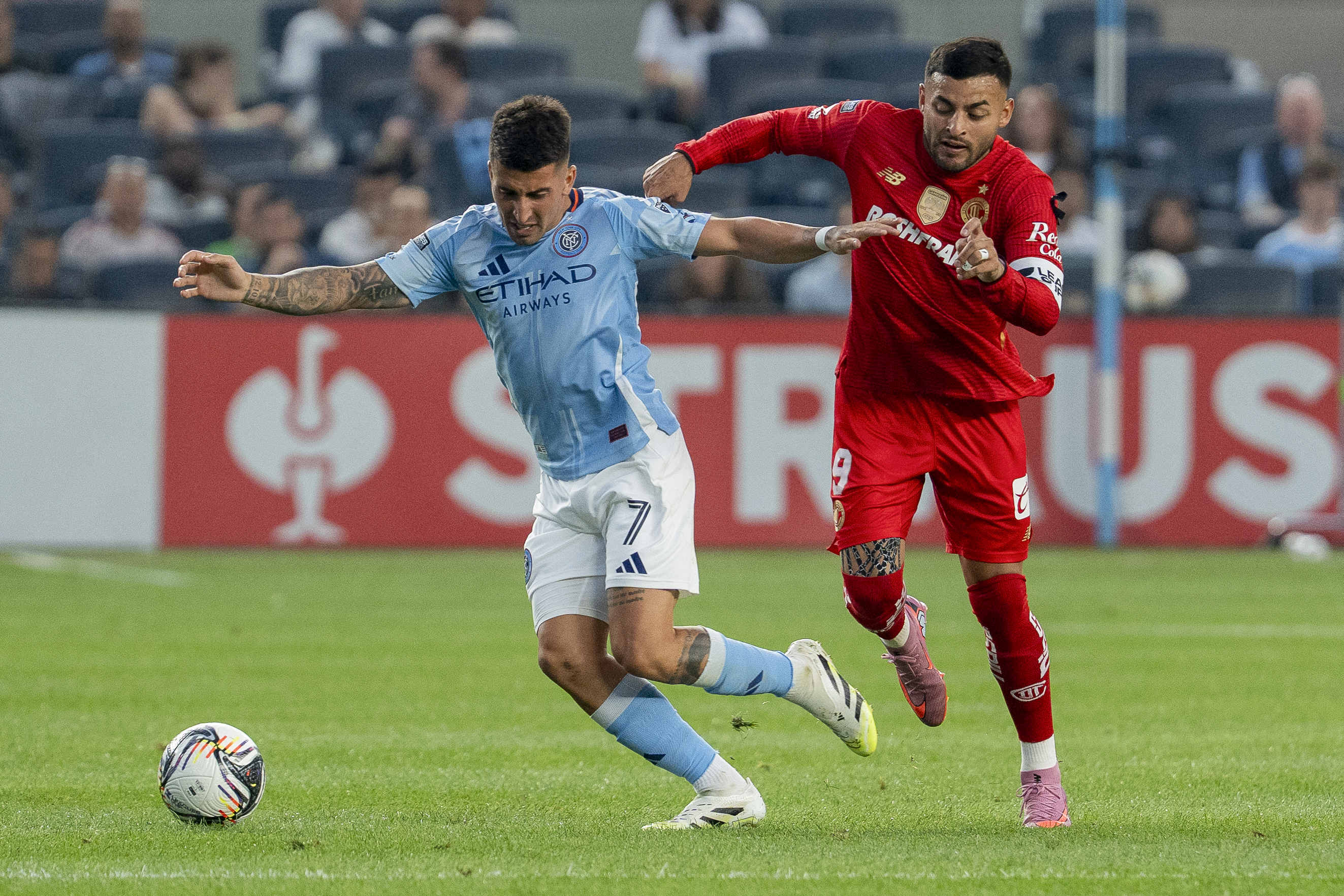 Remontado y eliminado ... New York City cae con Toluca en la Leagues Cup