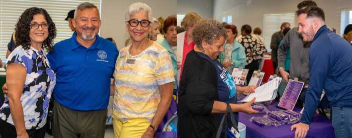 200 personas aprovechan feria de salud para adultos mayores en Brentwood