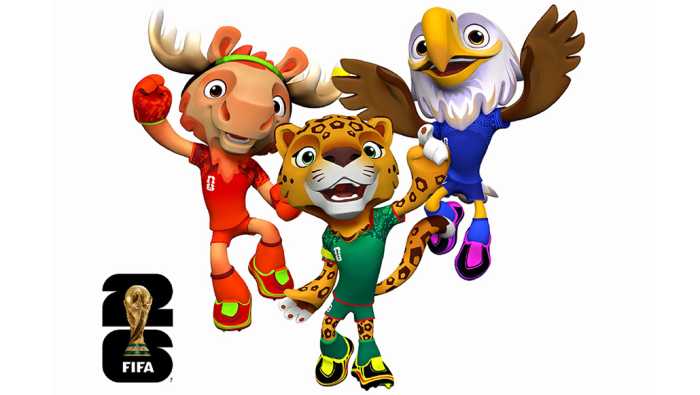 Maple, Zayu y Clutch, las mascotas oficiales del Mundial 2026