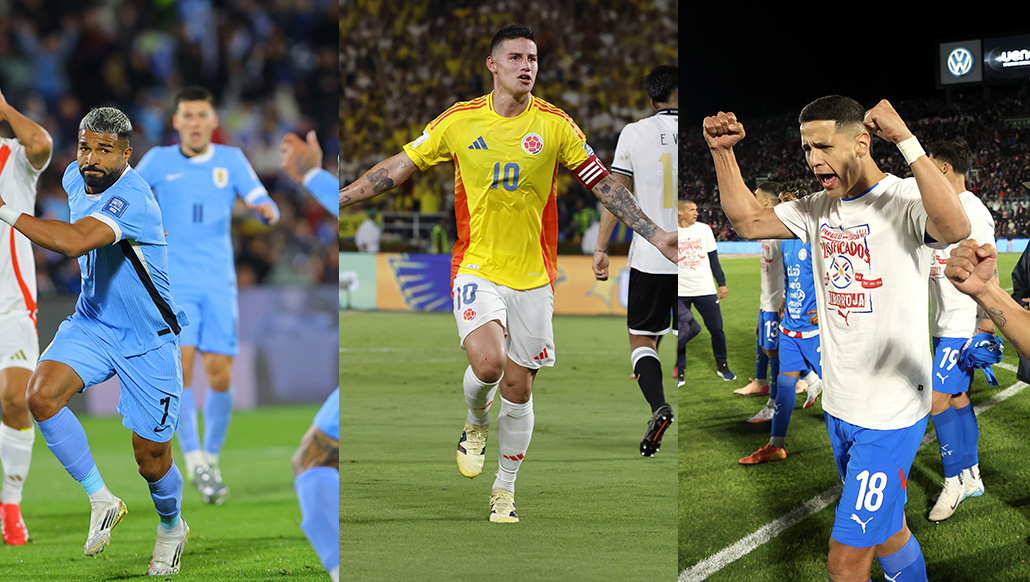 Uruguay, Colombia y Paraguay sellan su boleto al Mundial 2026