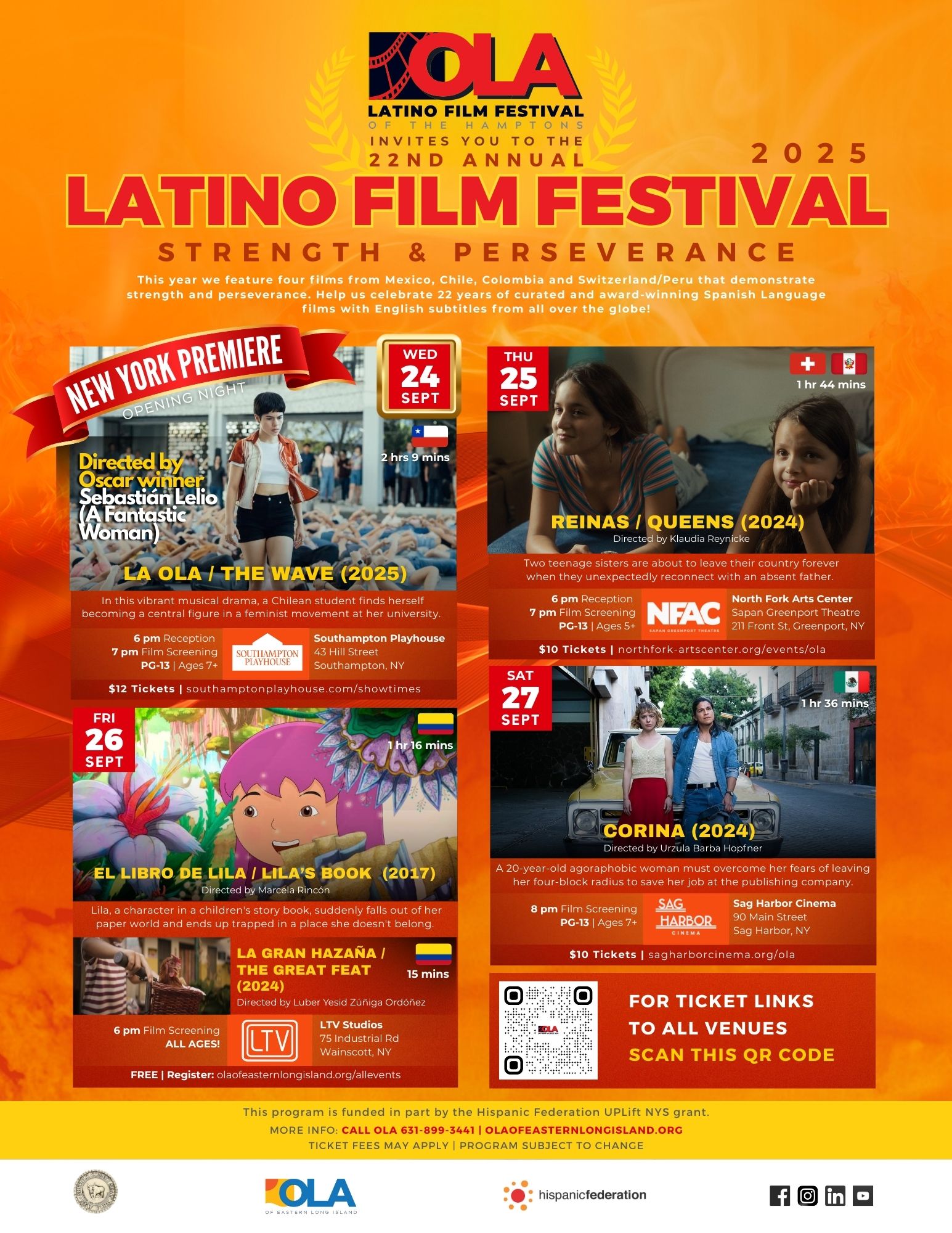 22º Festival de Cine Latino de los Hamptons presenta cinco películas destacadas