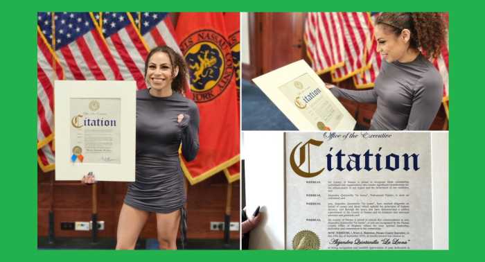 Condado de Nassau honra a “La Leona” Quintanilla, luchadora profesional salvadoreña