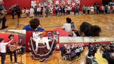 Escuela Primaria Northeast festeja la Noche de la Herencia Hispana
