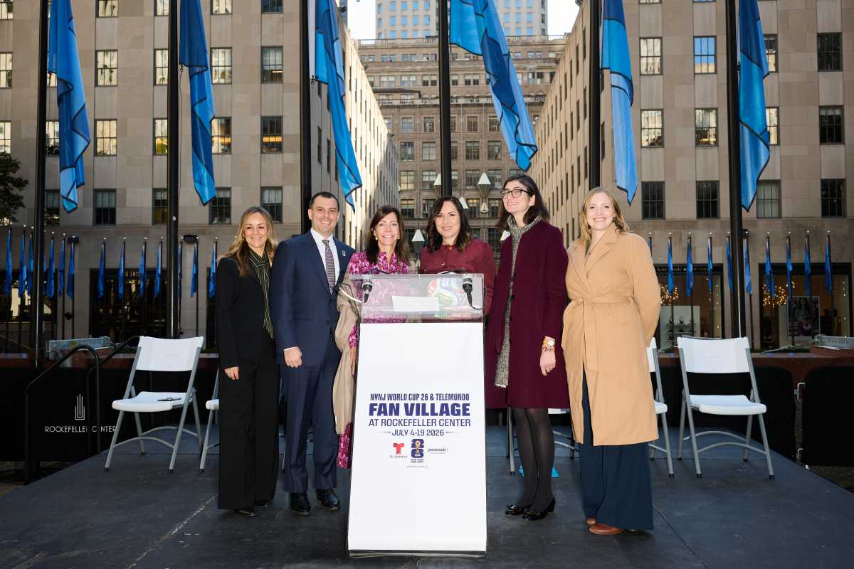 La Villa para Aficionados del Mundial 2026 y Telemundo en el Rockefeller Center