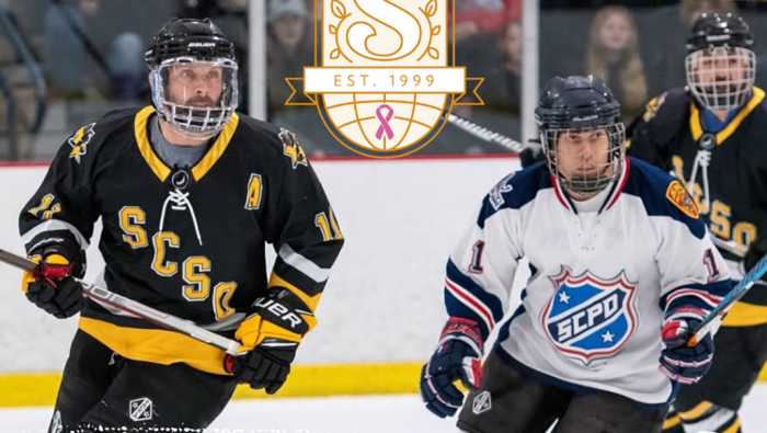 Partido benéfico de hockey en Suffolk: Oficina del Sheriff vs. Departamento de Policía