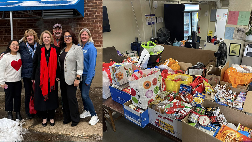 Legisladora Mulé entrega alimentos de la colecta navideña a The NEST en NCC