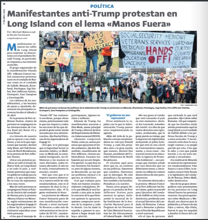 Recuento Abril, Mayo y Junio 2025: Historias más impactantes en Long Island