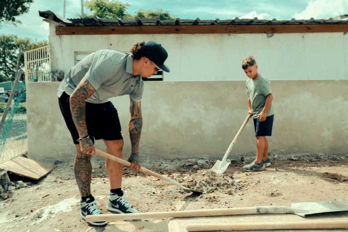 Javy Báez y su familia inician trabajos de su fundación junto a Hunger Corp