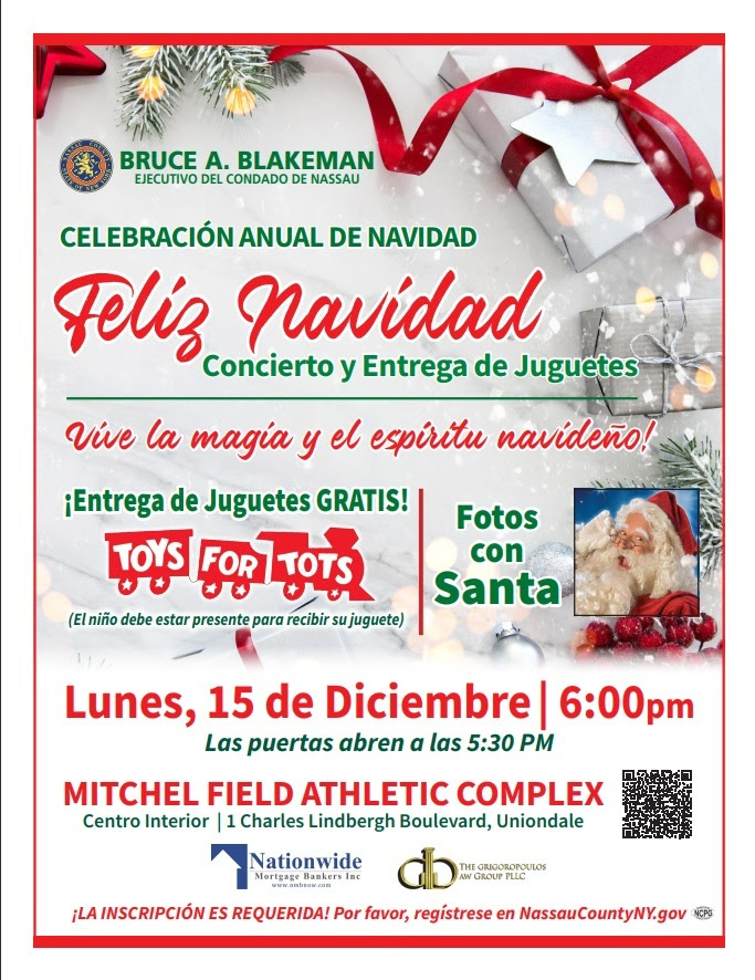 Vívelo LI : Concierto navideño y distribución de juguetes en Uniondale