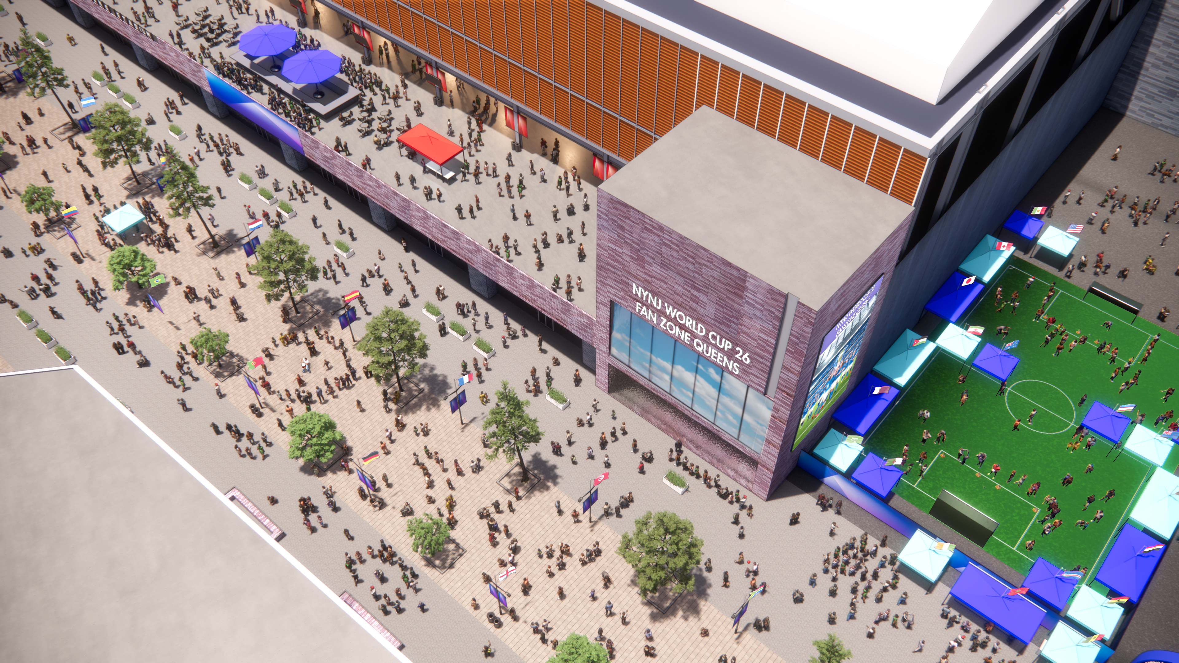 Anuncian la “Fan Zone” en Queens para ver y disfrutar los partidos del Mundial 2026