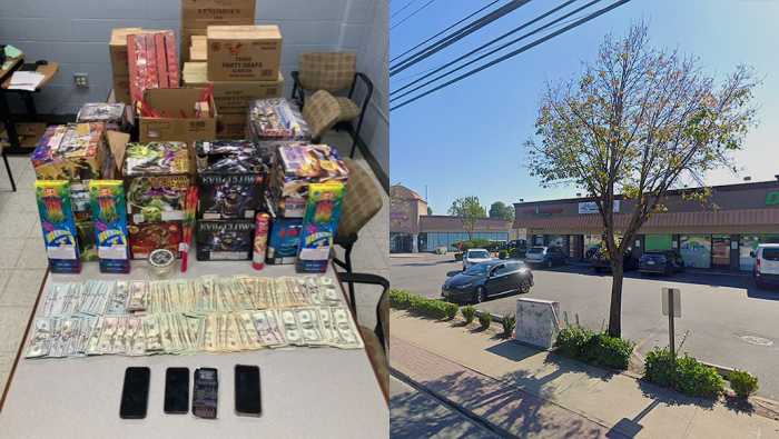 Dos hispanos arrestados por vender fuegos artificiales en Brentwood