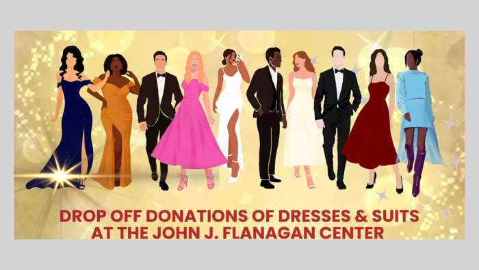 Piden donaciones de vestidos y trajes de graduación para estudiantes en Suffolk