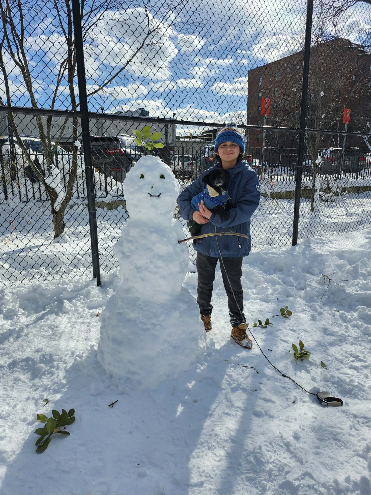 "¡A mal tiempo ... buena cara!" Disfrutando la nevada invernal
