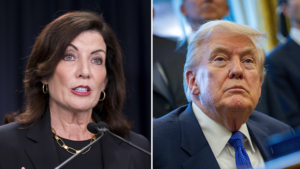 La gobernadora de Nueva York pide a Trump un reembolso de 13.500 millones por aranceles