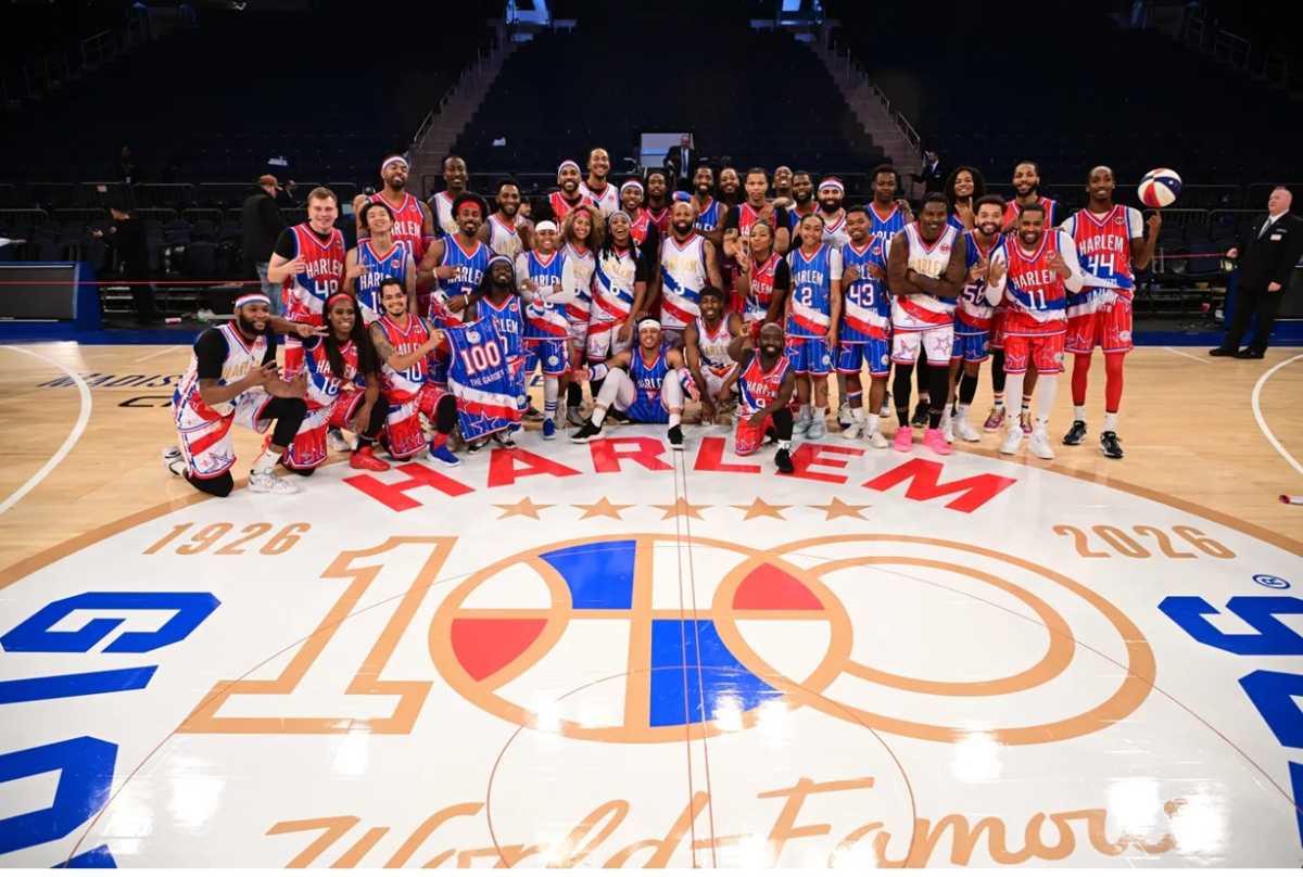 Los Harlem Globetrotters se presentan en el Nassau Coliseum de Long Island