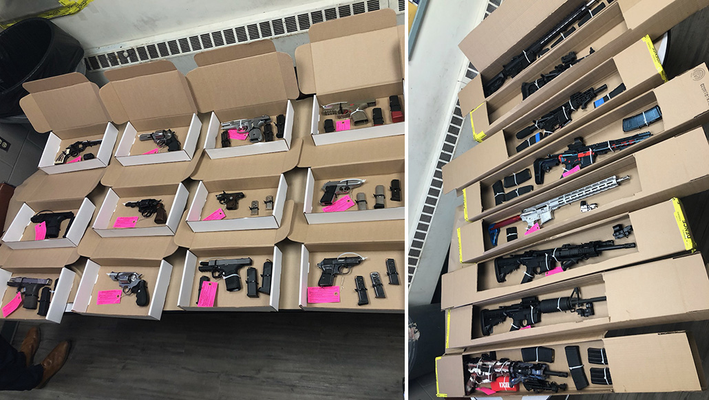 Hombre en libertad condicional arrestado tras el descubrimiento de 22 armas en su domicilio en Suffolk