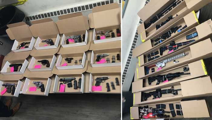 Hombre en libertad condicional arrestado tras el descubrimiento de 22 armas en su domicilio en Suffolk