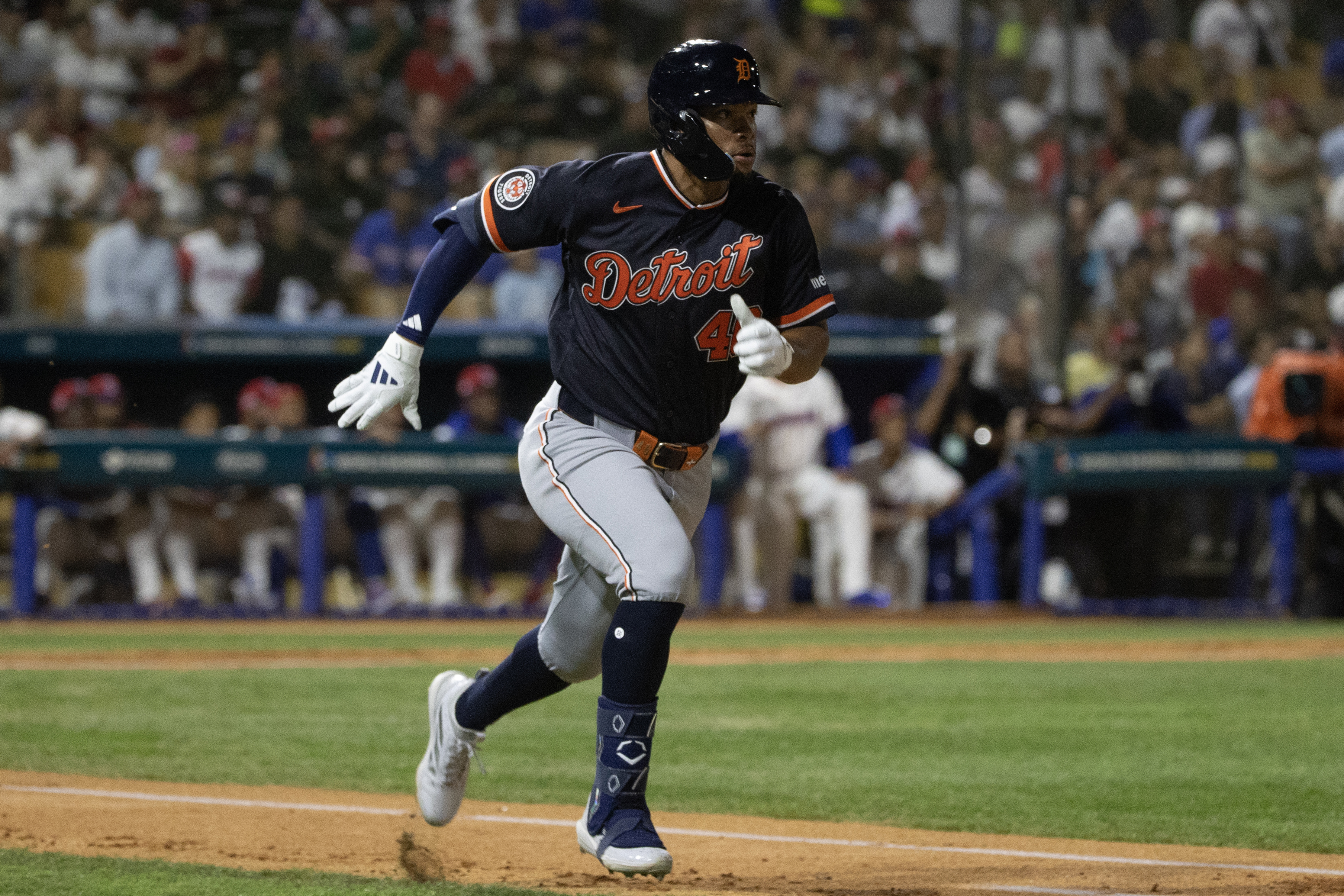 Soto, Machado y Caminero lucen en victoria dominicana contra Detroit antes del Clásico