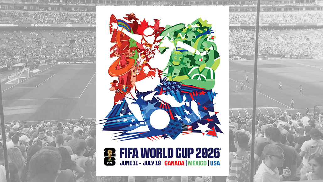 La FIFA presenta el póster oficial del Mundial 2026 en EEUU, México y Canadá