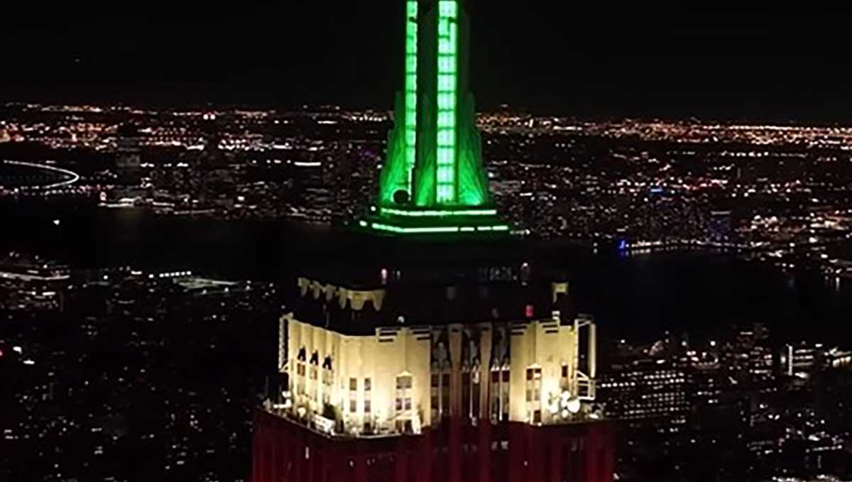 Empire State Building celebra la cercana Copa Mundial de Fútbol