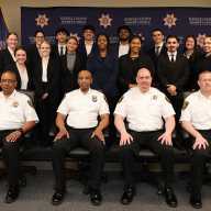 El Sheriff de Suffolk organizó ceremonia de graduación de pasantes