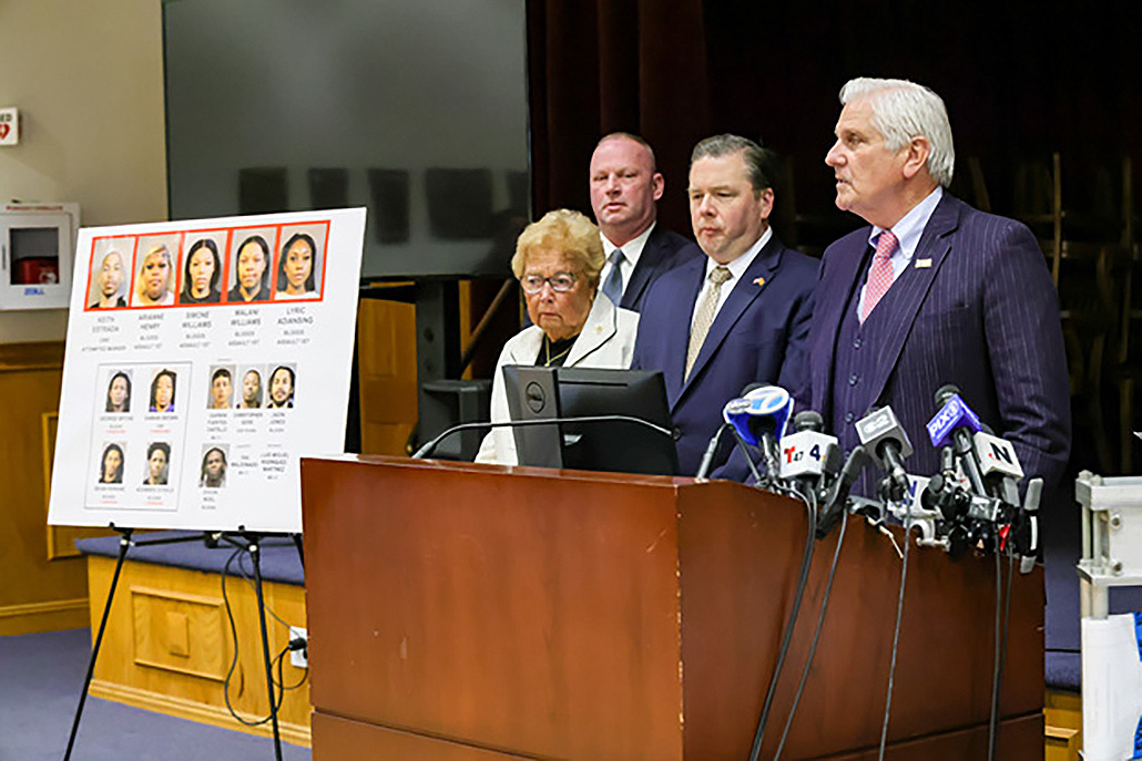 Operativo masivo contra pandillas en condado de Nassau culmina con 35 arrestos