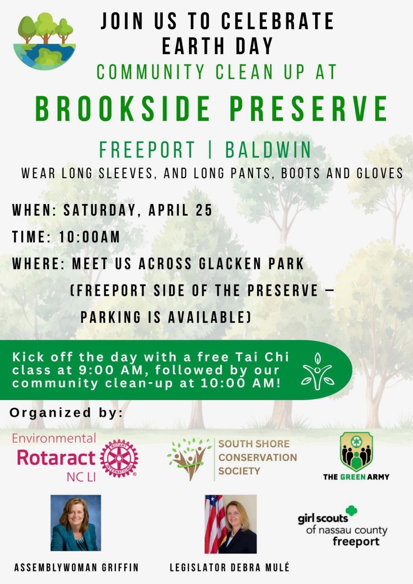 Conmemoran el 'Día de la Tierra' con jornadas de limpieza comunitaria en Freeport y Baldwin