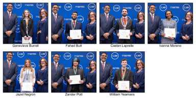 Ocho estudiantes de SUNY Suffolk reconocidos con el Premio del Canciller a la Excelencia Estudiantil