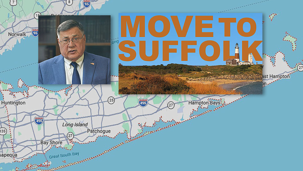 Romaine a empresas de NYC: "Dejen las cargas fiscales de Mamdani y vengan al condado de Suffolk"