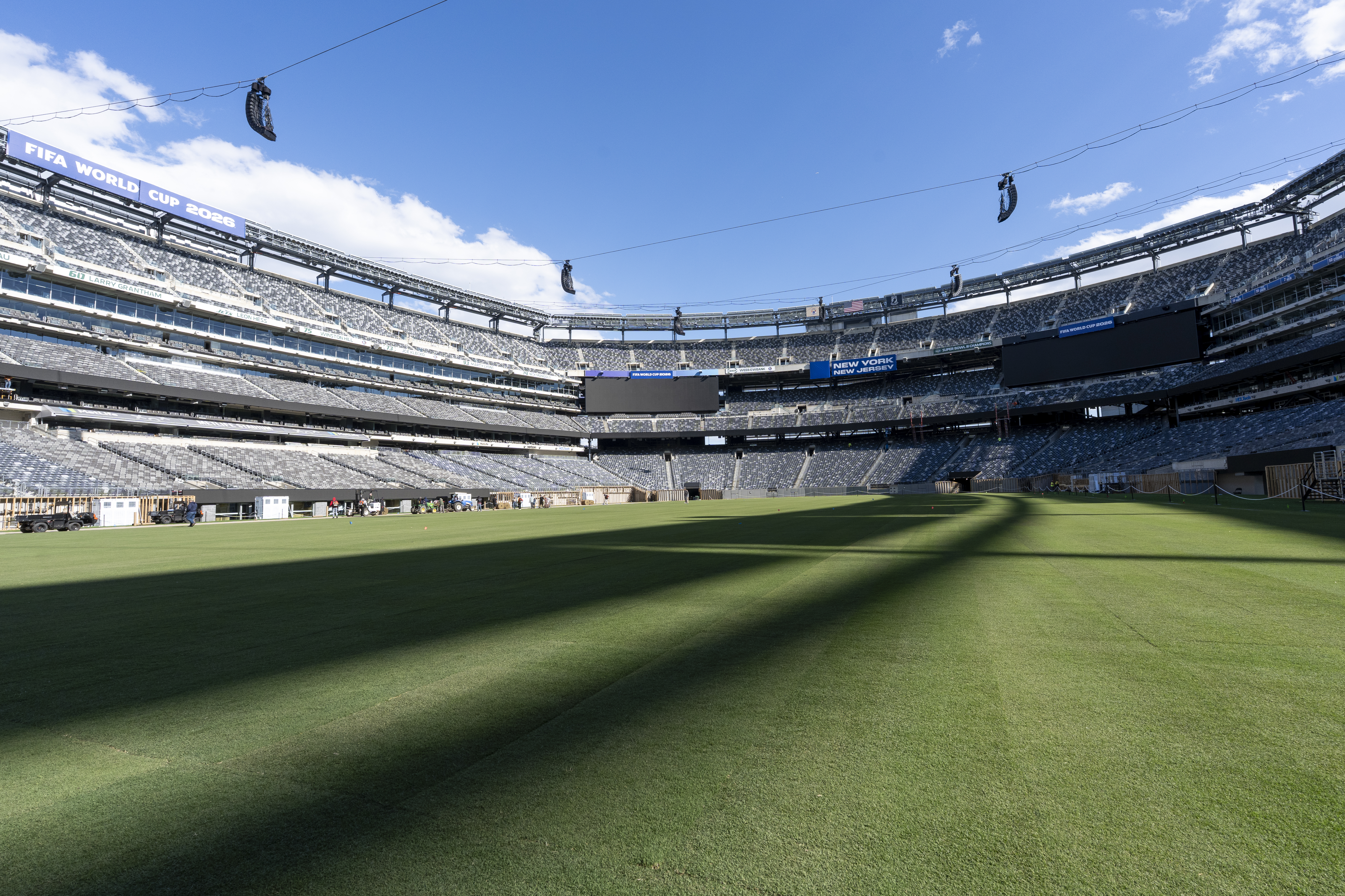 Estadio MetLife de Nueva York/Nueva Jersey comienza su puesta a punto para el Mundial