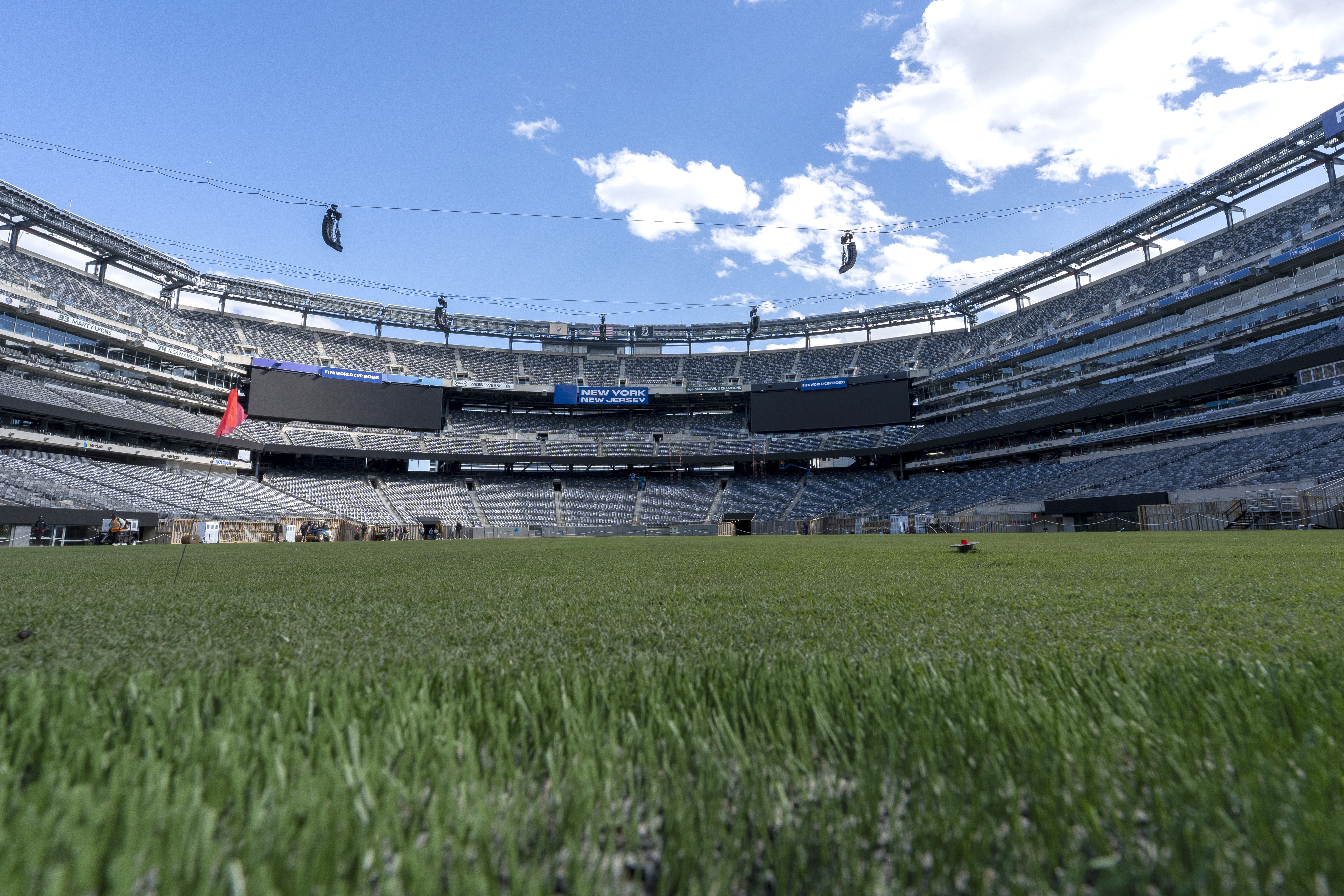 Estadio MetLife de Nueva York/Nueva Jersey arranca preparativos para la final del Mundial