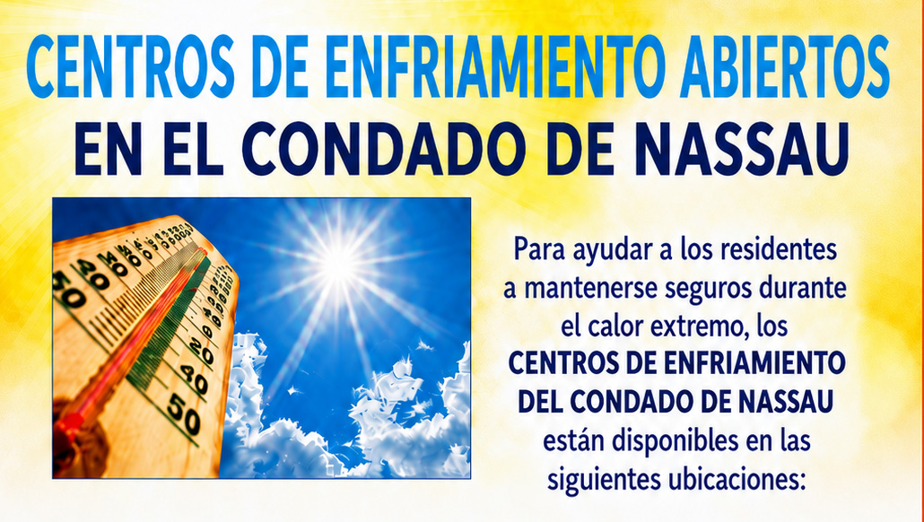 Nassau abre 4 Centros de Enfriamiento para protegerse del fuerte calor