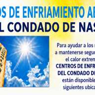 Nassau abre 4 Centros de Enfriamiento para protegerse del fuerte calor