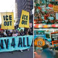 Miles de trabajadores inmigrantes protestan contra ataques de ICE y la guerra de Trump