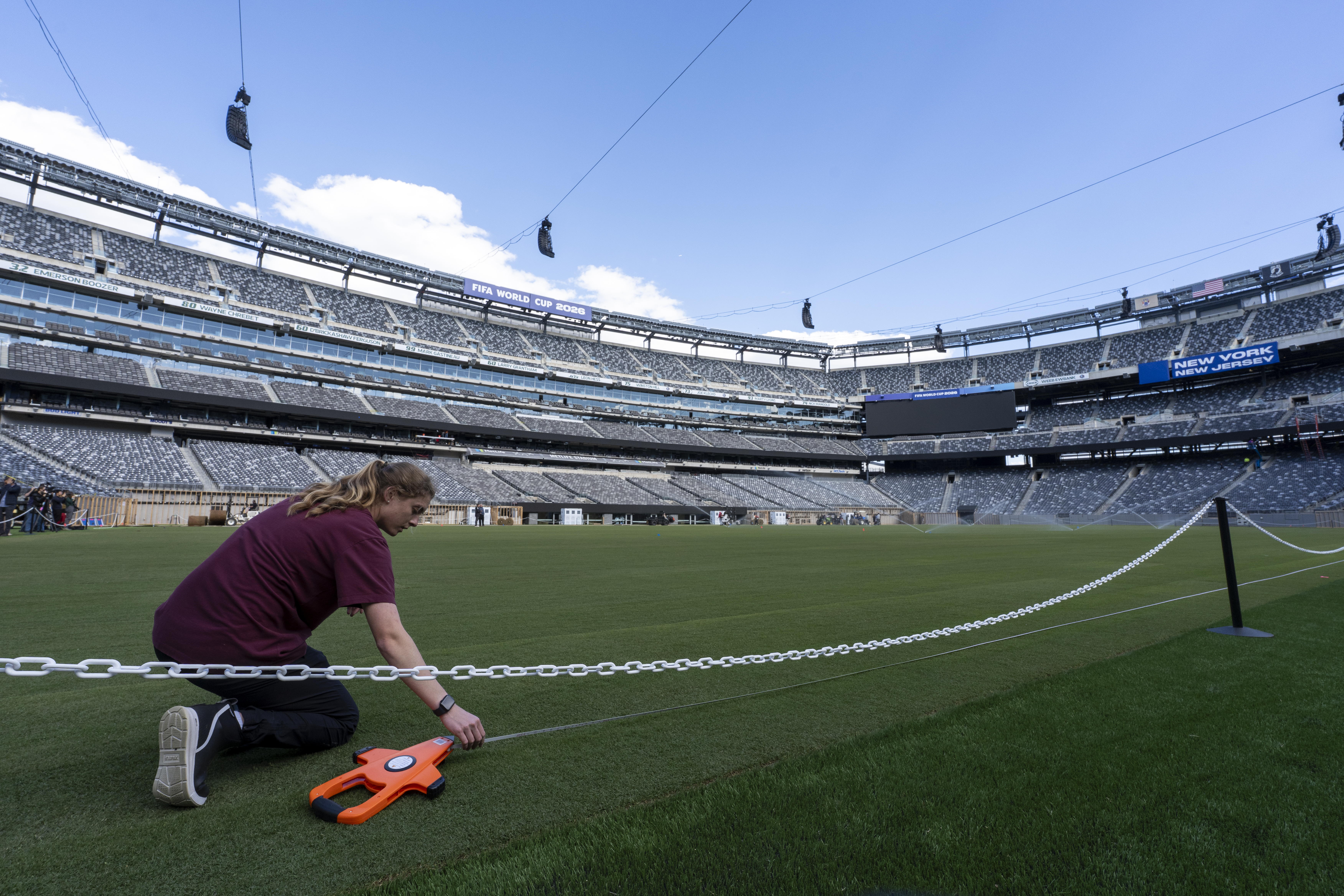 Estadio MetLife de Nueva York/Nueva Jersey comienza su puesta a punto para el Mundial