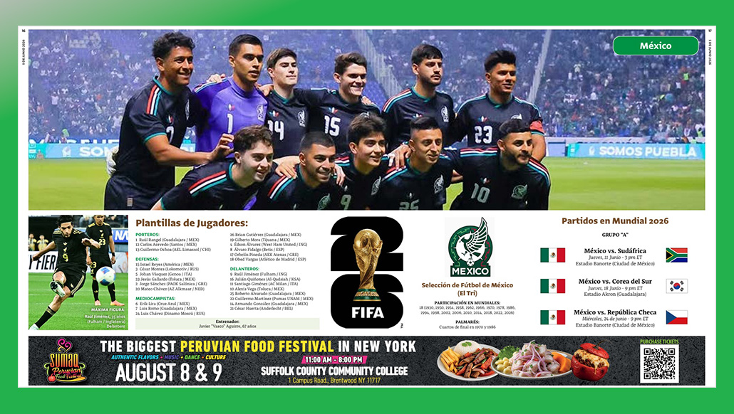 Mundial 2026 : México, plantilla de jugadores y calendario en Grupo A