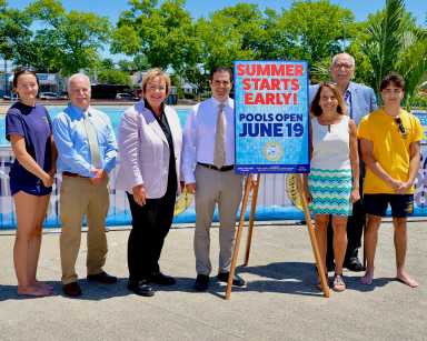 ¡El verano llega antes! Las piscinas del municipio de Hempstead abren el 19 de junio