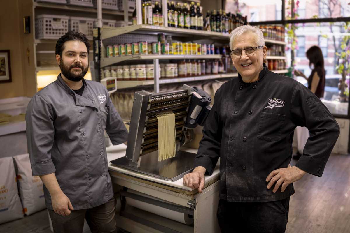Chris Borgatti Sr. and Chris Borgatti Jr. of Borgatti’s Ravioli & Egg Noodles Since 1935. (1)