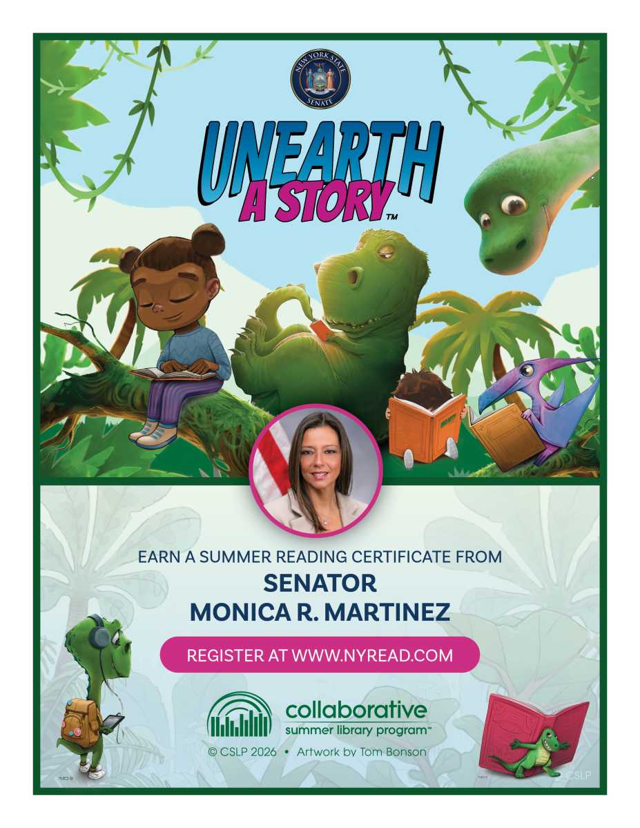 Senadora Martínez llama a estudiantes a participar en Programa de Lectura de Verano