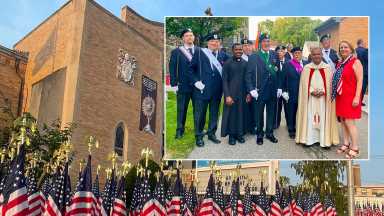 Legisladora Mulé conmemora el 250º aniversario de EEUU en iglesia en Baldwin