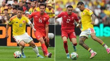 Colombia se despide invicta del Mundial, Suiza avanza a 4tos. vía penales