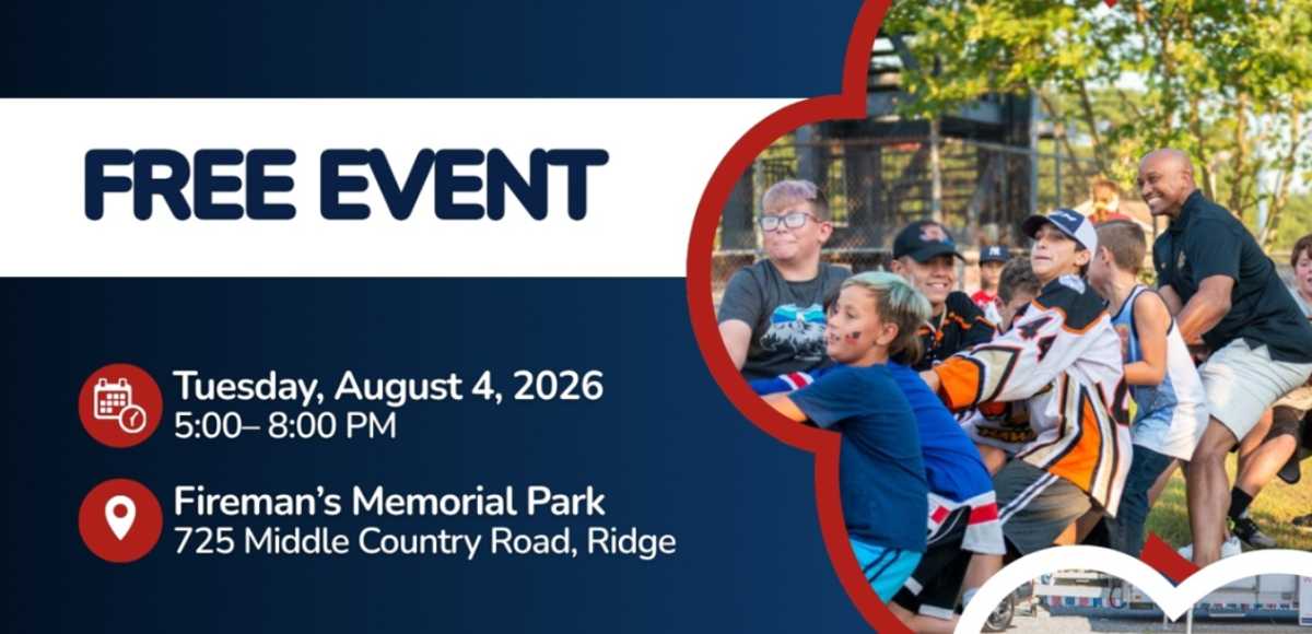 Sheriff de Suffolk organiza evento “National Night Out” junto con el Town de Brookhaven
