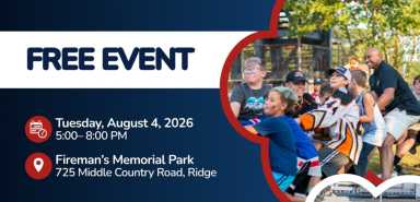 Sheriff de Suffolk organiza evento “National Night Out” junto con el Town de Brookhaven