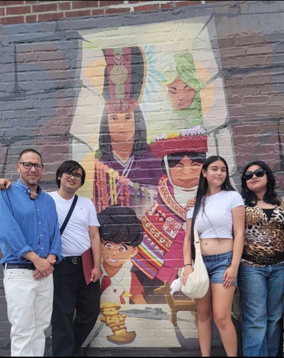 Eliot Lazare Salomé-Díaz: Artista de herencia peruana transforma comunidades a través del arte y la identidad cultural