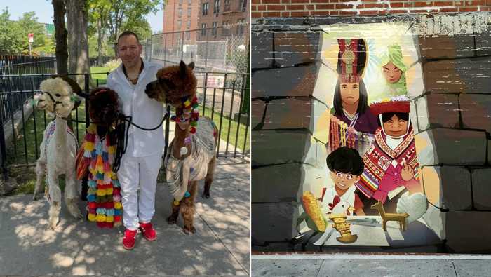Eliot Lazare Salomé-Díaz: Artista de herencia peruana transforma comunidades a través del arte y la identidad cultural