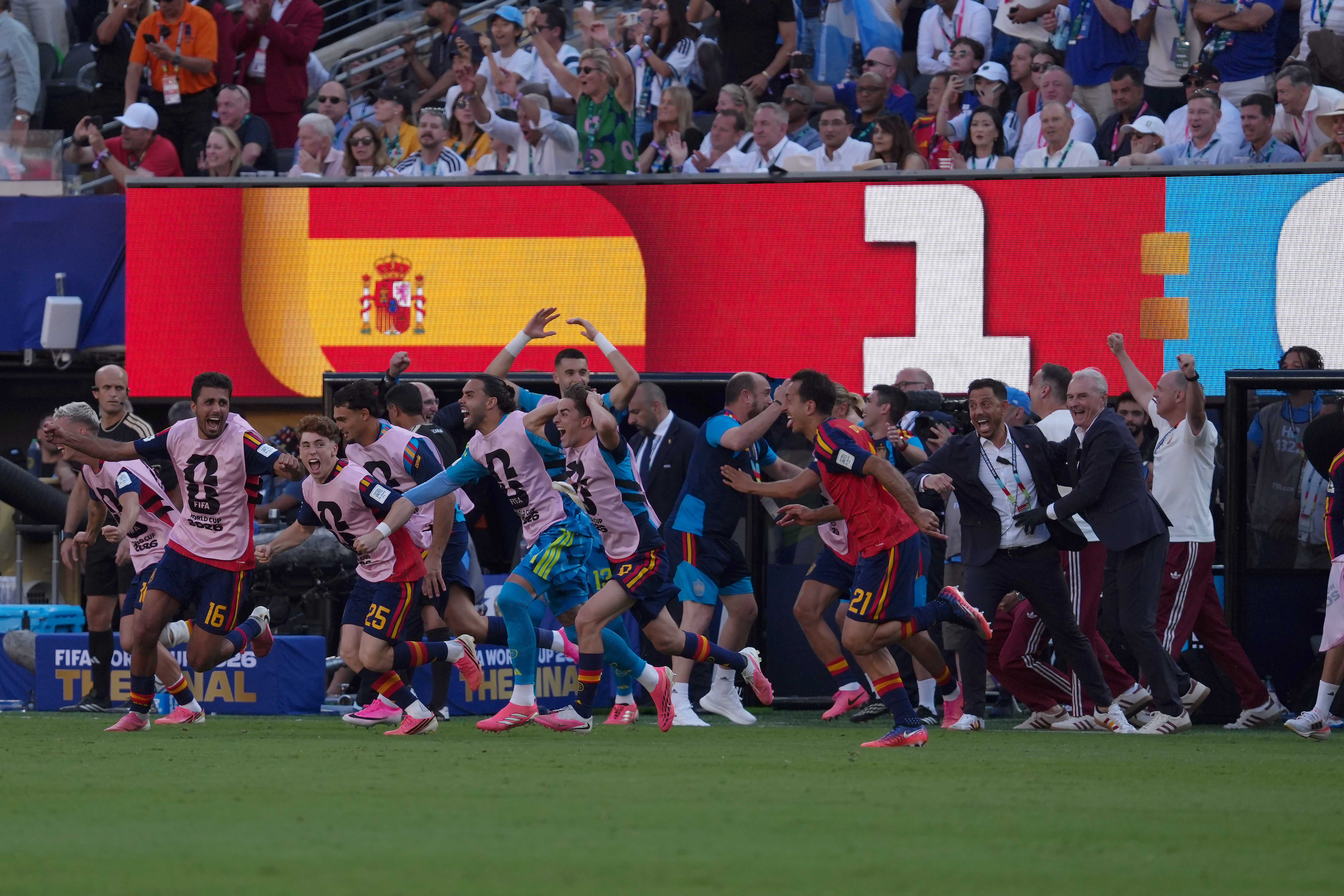 Gran final en NY/NJ: España campeón al vencer 1-0 a Argentina en tiempo extra